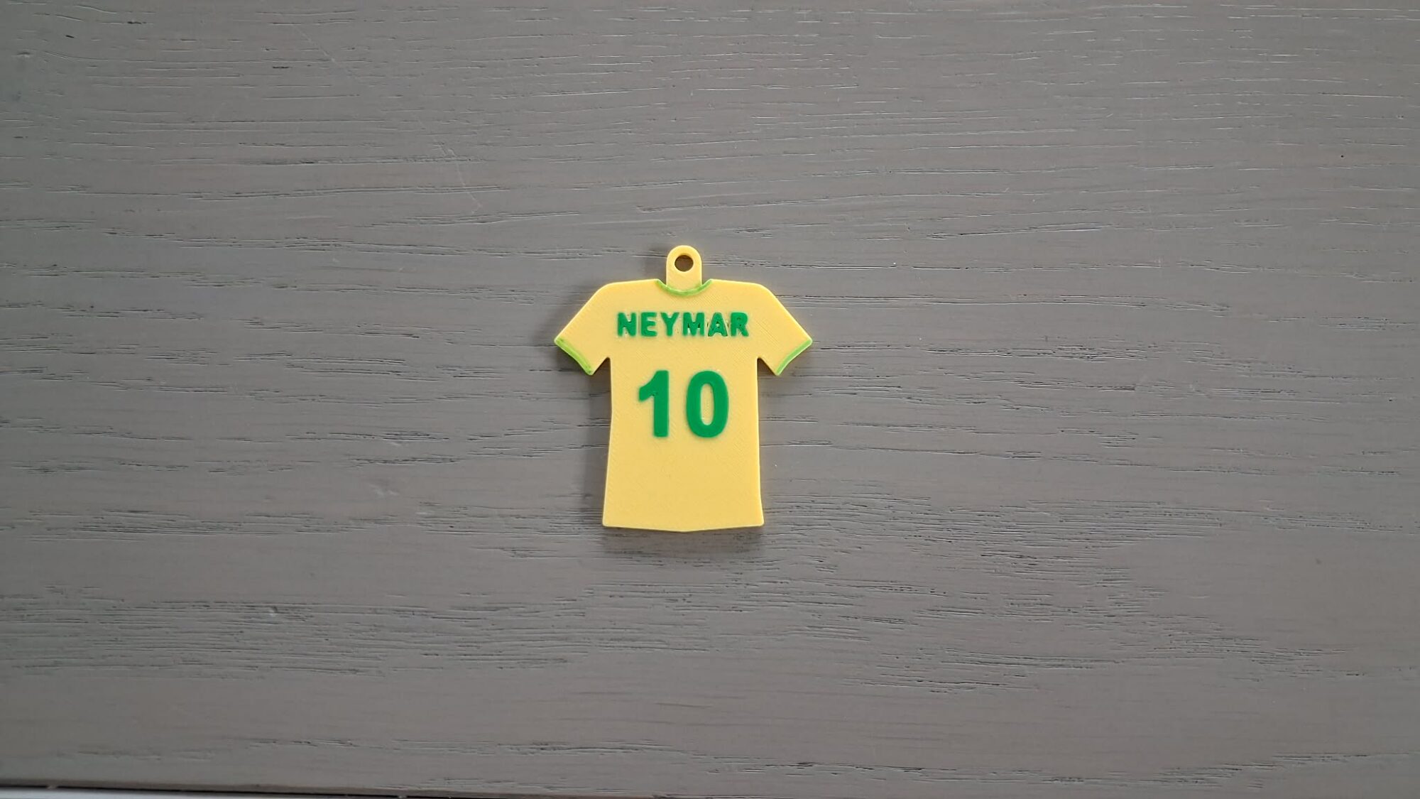 Voetbal t-shirt sleutelhanger - Neymar - Brasil