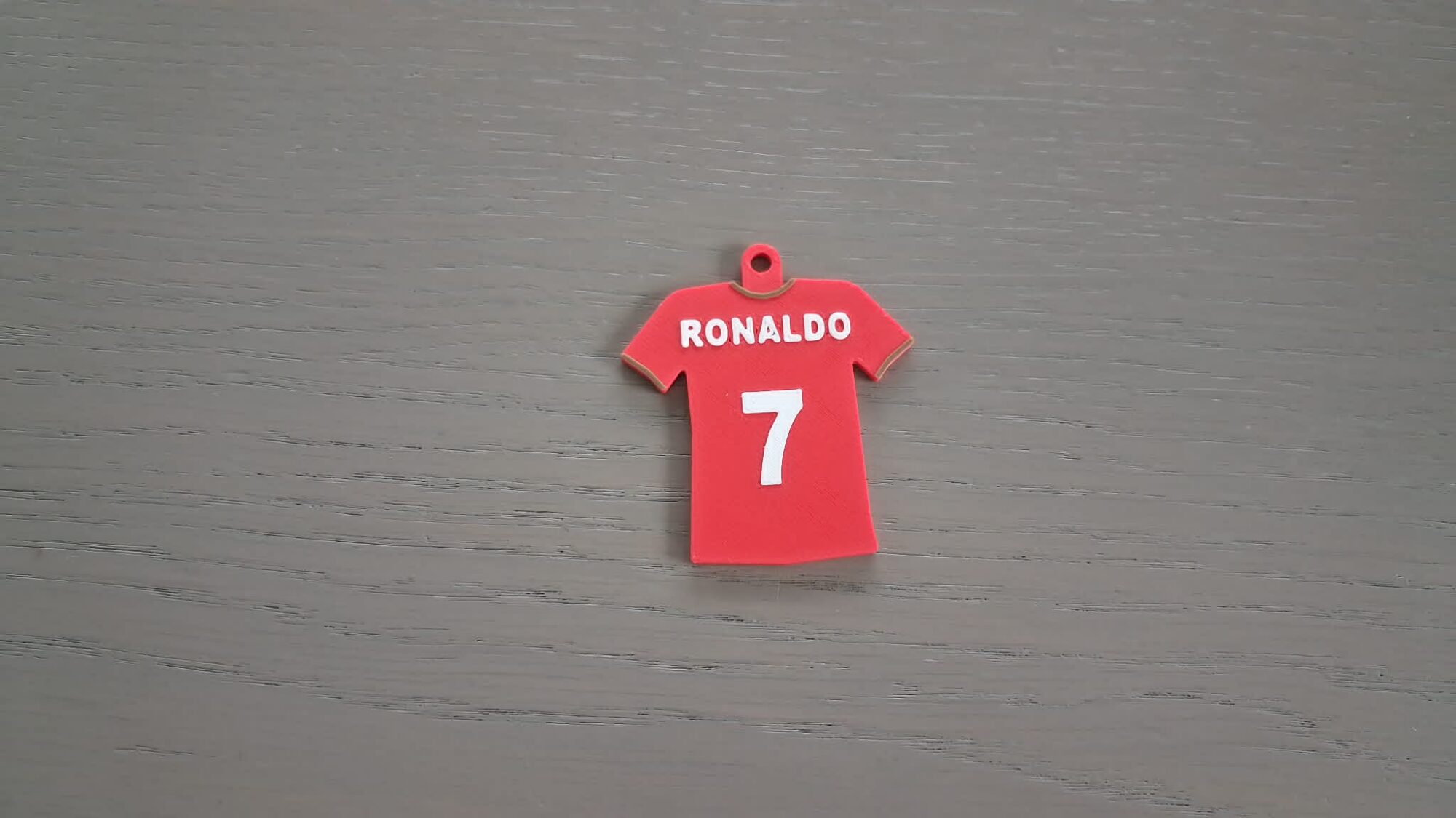 Voetbal t-shirt sleutelhanger - Ronaldo - Portugal